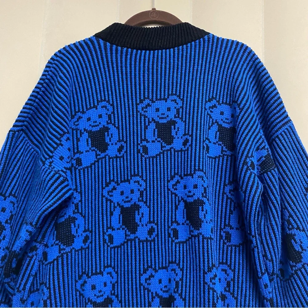 Vintage Adele Knitwear Women’s Sweater Teddy Bear Pullover 1980s 80s